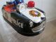 Polizei Blechauto Blechspielzeug Police Car Tin Toy K O Tn Nomura ? Mit Karton Original, gefertigt 1945-1970 Bild 4