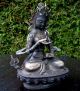 Adi - Buddha Vajrasattva,  Silber,  Skulptur,  Tibet,  China,  Feng Shui,  Asiatika Entstehungszeit nach 1945 Bild 6