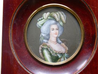 Miniatur Top RaritÄt Marie Antoinette KÖnigin V.  Frankreich 19.  Jh, Bild