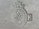 Alte Zinnkanne Mit Deckel Gewicht: Ca.  1536g Höhe Mit Deckel: 27,  5cm.  Punziert Zinn Bild 9