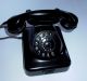 Sehr Schönes W48 Telefon Schwarz Bakelit - Voll Funktionstüchtig Mit Tae Stecker Antike Bürotechnik Bild 10