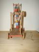 Altes,  Fahrbares Riesenrad Aus Holz Mit Figuren Holzspielzeug Bild 1