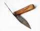 Bein Klappmesser Heiliges Palmblattmesser Antik Antique Old Knife Indo Persian Jagd & Fischen Bild 1