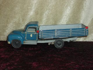 Antiker Laster Lkw Blech - Spielzeug,  U.  S.  Zone,  Made In Germany,  Auto,  Kipper,  Krieg Bild