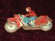 Antikes Motorrad Blech - Spielzeug,  U.  S.  Zone,  Made In Germany,  Nachlass,  Auto Original, gefertigt 1945-1970 Bild 6