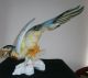 Großer Imposanter Blauer Ara Papagei Porzellanvogel Figur Prima Figuren Bild 1