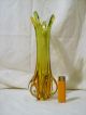 Xl Murano Glas Vase,  Grün/gelb,  Sommerso,  29 Cm 1,  0 Kg,  Seguso,  F.  Poli,  Glass Sammlerglas Bild 1