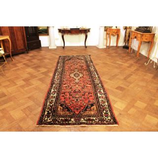 Antiker Schöner Handgeknüpfter Orientteppich Zenneh Läufer Runner Carpet Old Rug Bild