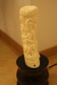 Lampe Handarbeit Kunstfigur Aus Kamelknochen Orient Camel Bone Handmade Lamp Antike Bild 7