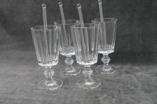 4 Schwere Groggläser Wmf Cristal Cabinet Mit Stößel Weinglas Punsch Bild