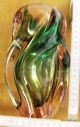 Chribska - Glas,  Bohemia,  Vase Mehrfarbig,  ähnlich Murano - Glas,  Unikat 60/70er Dekorglas Bild 5