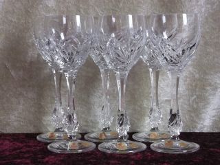 6 Edle Kristall Süßwein - Gläser Nachtmann Tiffany Glas,  Blei,  Wein,  Sekt,  Bier,  (107) Bild