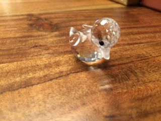 Swarovski - Ente - Figur - Kristall - 3,  5 Cm - Schwanenlogo Bild