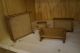 Antike Puppenmöbel Schlafzimmer Bett Schrank Komode Original, gefertigt vor 1970 Bild 5