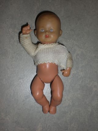 Antike SchildkrÖt Puppe Nr.  16 16cm True Vintage Doll Bild