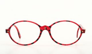 Cazal Vintage Damen Brille,  Eyeglasses,  Lunettes Mod.  328 In Schwarz & Ro Bild