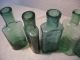 7 Alte Flaschen,  Kolonialwarenladen Um Ca 1900 Glas & Kristall Bild 3