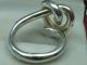 Top Massiver Handgearbeiteter Designer Ring In Knoten Form Aus 835 Silber Ringe Bild 3