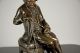 Vorzügliche Bronze Skulptur Rousseau Um 1850 Frankreich Statue Figur Aufklärung Vor 1900 Bild 4