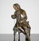 Vorzügliche Bronze Skulptur Rousseau Um 1850 Frankreich Statue Figur Aufklärung Vor 1900 Bild 6