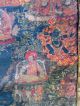 Wertvoller Antiker Thangka Tibet Lama Buddha Nepal Feinste Malerei Budda Asiatika: Indien & Himalaya Bild 5