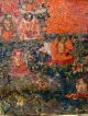 Wertvoller Antiker Thangka Tibet Lama Buddha Nepal Feinste Malerei Budda Asiatika: Indien & Himalaya Bild 6