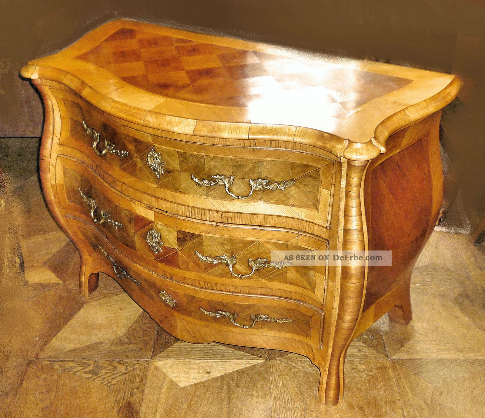 Kommode Schweden Nach 1768 JÖns Efverberg Barock Louis Xv Rokoko Commode Antike Originale vor 1945 Bild
