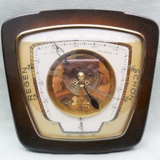Altes,  Großes,  Hochwertiges Dosenbarometer Von J.  Gischard Nachf.  Hamburg Bild