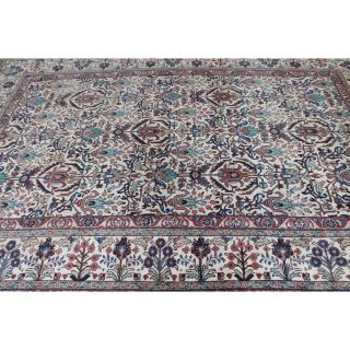 Schöner Semi Antiker Handgeknüpfter Orientteppich Heriz Tappeto Carpet 220x330cm Bild