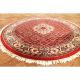 Wunderschöner Handgeknüpfter Runder Kaschmir Herati Orientteppich 160x160cm Teppiche & Flachgewebe Bild 2