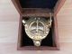 Kompass Mit Holzbox Sonnenuhr Maritim Nautik Schifffahrt Navigation West London Technik & Instrumente Bild 5