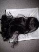 Edle Puppenteile Haar Vintage Doll Hair Wig35 Cm Doll Girl Schwarz,  Dunkelbraun Puppen & Zubehör Bild 1