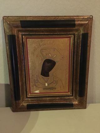 Die Goldene Madonna Ikone Porzellan Drache Solingen Nur 1500 St. Bild