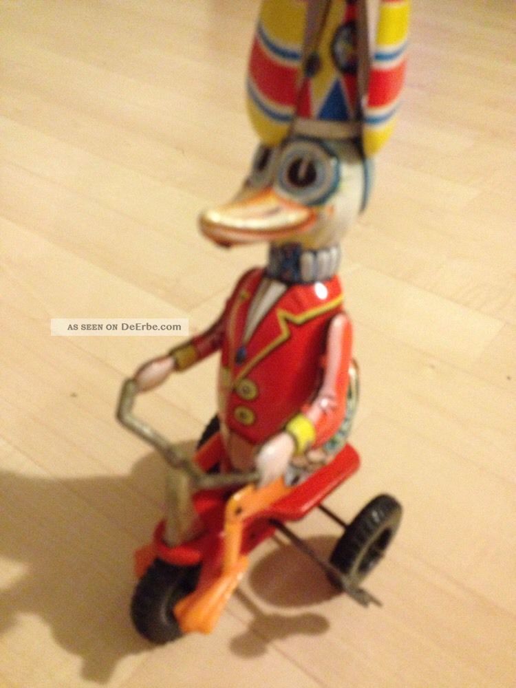 Blechspielzeug Fahrrad Ente Fahrzeug Schick Selten Rar Antik Original, gefertigt 1945-1970 Bild