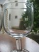 2 Gläser (wein) - Alt (um 1900) - Mundgeblasen - Dickwandig - Frankr.  12,  0,  /250 Glas & Kristall Bild 2