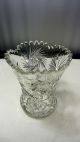 Antike Bleikristall Vase - Wunderschön Geschliffen - 17,  5 Cm - Vintage Kristall Bild 2
