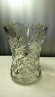 Antike Bleikristall Vase - Wunderschön Geschliffen - 17,  5 Cm - Vintage Kristall Bild 8