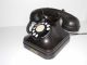 Schwarzes Altes Telefon,  Bell Telephone Mfg Company Anvers Belgique,  Nostalgie Antike Bürotechnik Bild 4