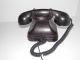 Schwarzes Altes Telefon,  Bell Telephone Mfg Company Anvers Belgique,  Nostalgie Antike Bürotechnik Bild 5