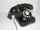 Schwarzes Altes Telefon,  Bell Telephone Mfg Company Anvers Belgique,  Nostalgie Antike Bürotechnik Bild 6