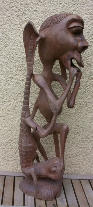 Makonde Figur Aus Tansania,  African Art Bild