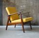 60er Teak Sessel Danish Design 60s Easy Chair Vintage Midcentury Vodder ära 1960-1969 Bild 1