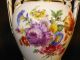 Meissen Amphoren - Vase (30 Cm) Mit Beidseit.  Blumenbouquet Pfeifferzeit (m) Meissen Bild 3