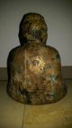 Sitzender Buddha Eisenguss Reste Von Vergoldung China 16.  /17.  Jh Asiatika: China Bild 1