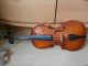 Sammlerstück Antike Geige Violine Mit Zettel Mit Koffer Russisch Cccp Saiteninstrumente Bild 1