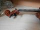Sammlerstück Antike Geige Violine Mit Zettel Mit Koffer Russisch Cccp Saiteninstrumente Bild 4