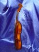 Alte Geige Violine Mit 2 Bögen Kleinteile Und Koffer Mit Schlüssel Saiteninstrumente Bild 1
