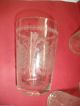 23449 6 X Art Deco Saftgläser Mundgeblasen Graviert Wine Glass Sgt Waterglasses Glas & Kristall Bild 5