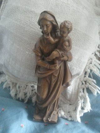 Wunderschöne Madonna Mit Jesuskind,  Aus Nachlaß Bild