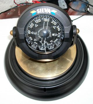 Silva Kompass Bootskompass Model Lb 70 Mit Fuß Bild